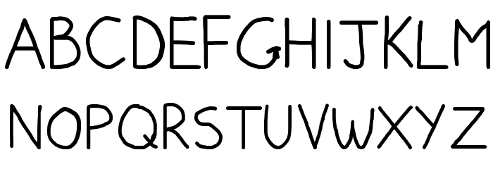 Pumped Up Kicks Font LOWERCASE