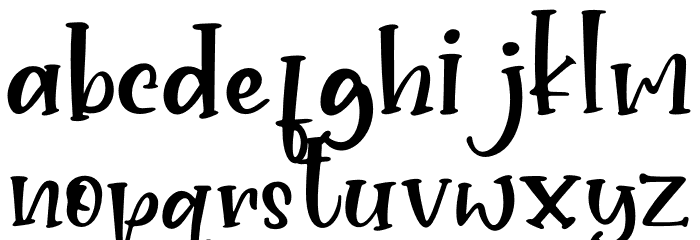 Pumpkin Babes - Personal Use Font LOWERCASE