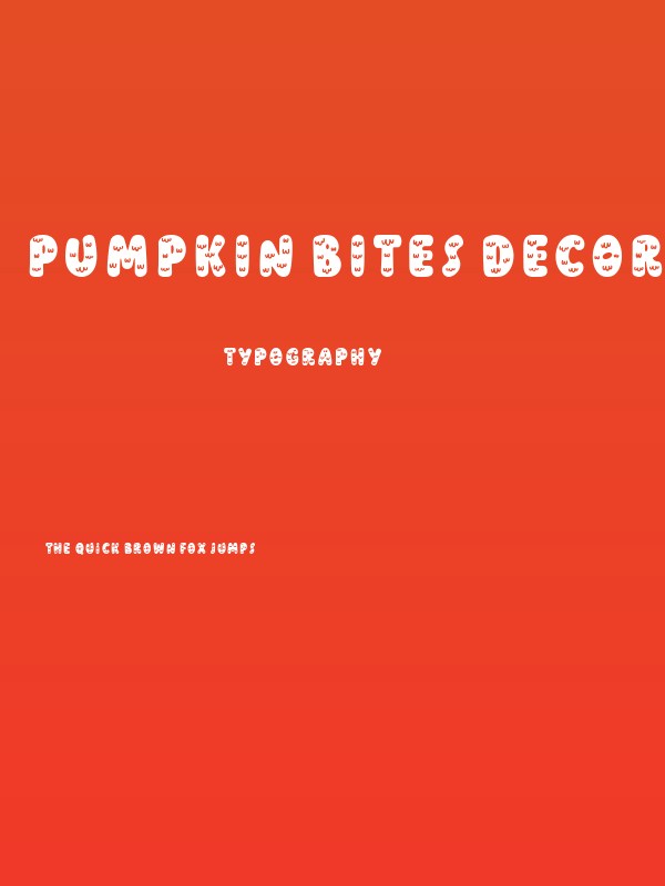 Pumpkin Bites Decorative Poster