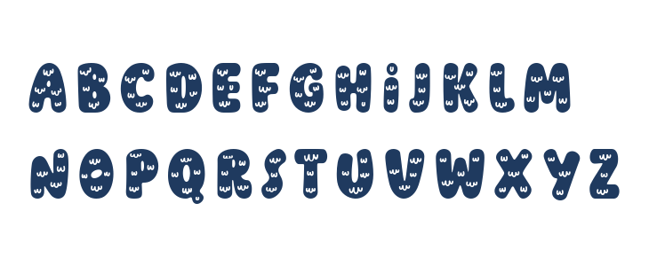 Pumpkin Bites Decorative Lowercase