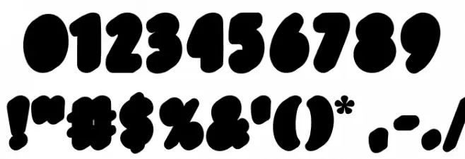 Pumpkin Bites Layer Font OTHER CHARS