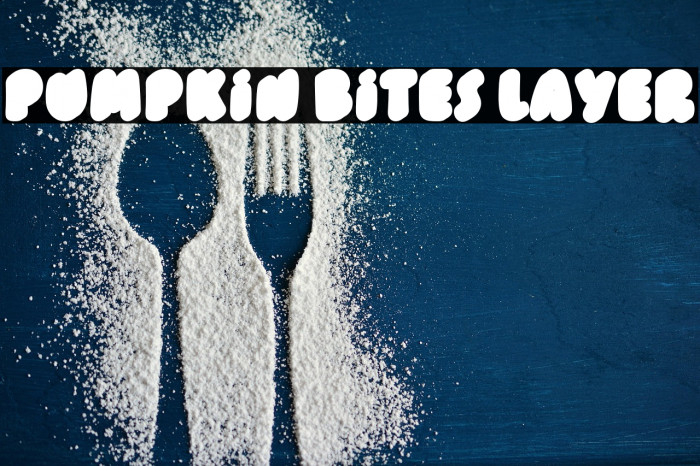 Pumpkin Bites Layer Example 3