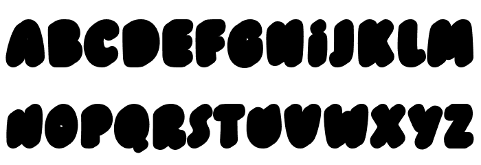 Pumpkin Bites Layer Font LOWERCASE