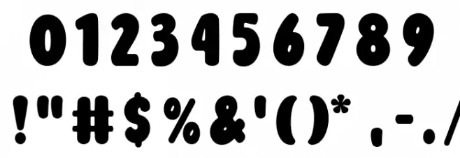 Pumpkin Bites Solid Font OTHER CHARS