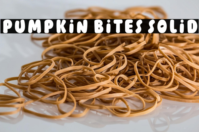 Pumpkin Bites Solid Example 2