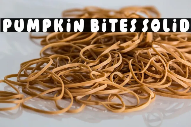 Pumpkin Bites Solid Example 2