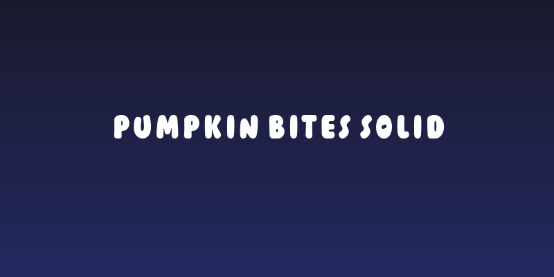 Pumpkin Bites Solid Social Header