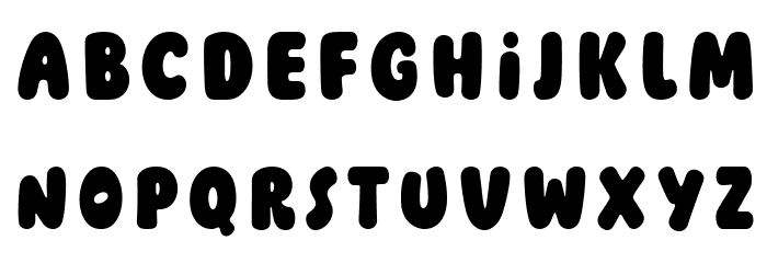 Pumpkin Bites Solid Font LOWERCASE