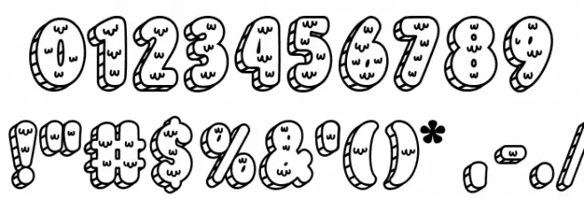 Pumpkin Bites Font OTHER CHARS