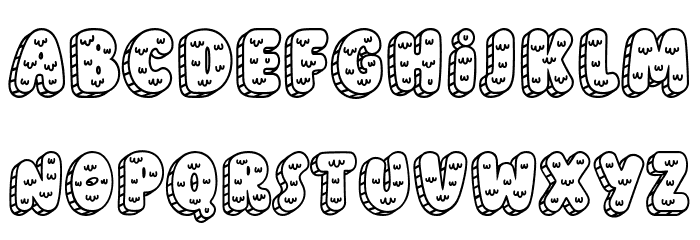 Pumpkin Bites Font LOWERCASE