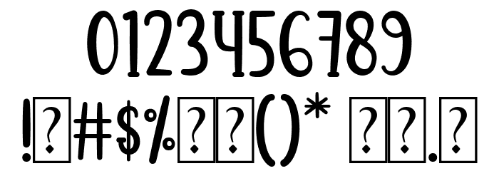 Pumpkin Butter Font OTHER CHARS