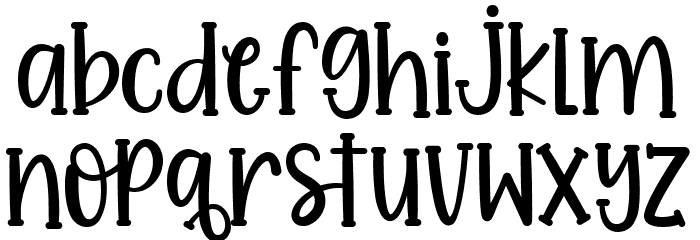 Pumpkin Butter Font LOWERCASE