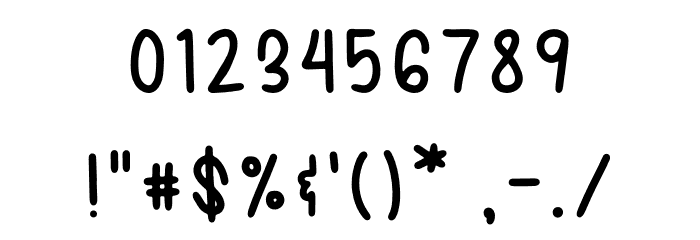 Pumpkin Cheesecake Font OTHER CHARS