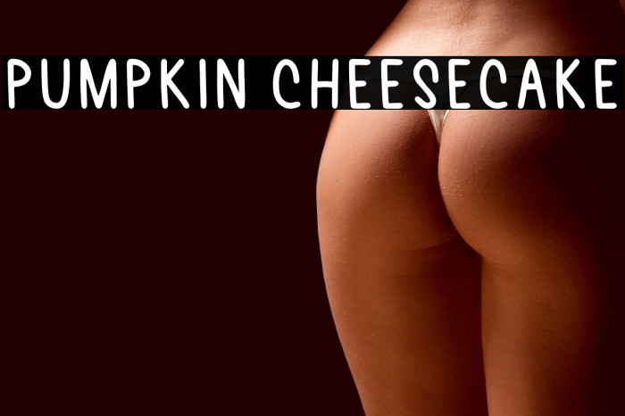 Pumpkin Cheesecake Example 1