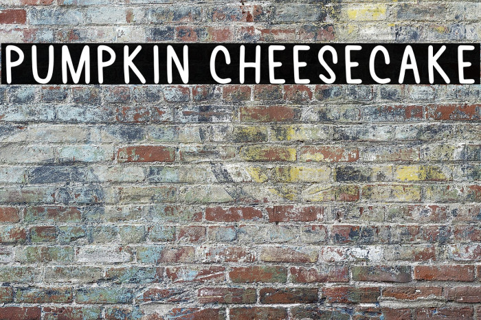 Pumpkin Cheesecake Example 3