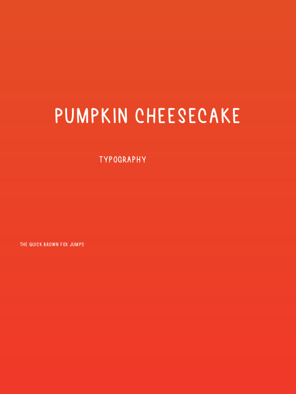 Pumpkin Cheesecake Poster