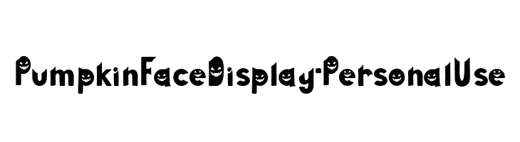 Pumpkin Face Display - Personal Use  Скачать бесплатные шрифты