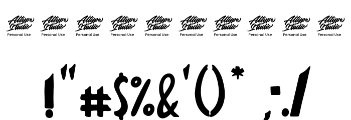 Pumpkin Face Display - Personal Use Font OTHER CHARS