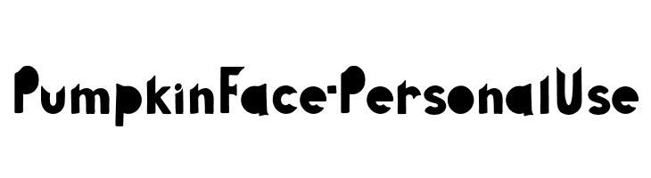 Pumpkin Face - Personal Use  les polices de caractères gratuit tlcharger