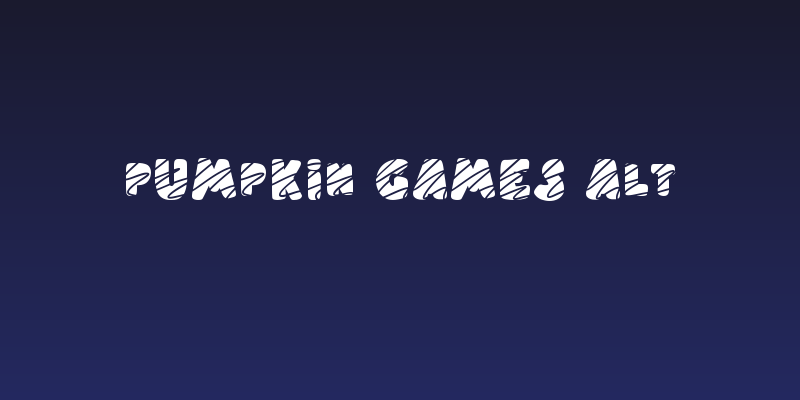 Pumpkin Games Alt Social Header