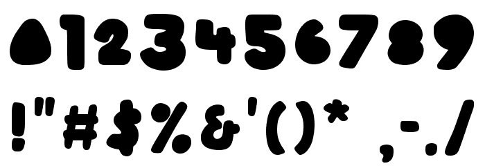 Pumpkin Games Font OTHER CHARS
