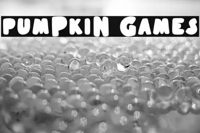 Pumpkin Games Schriftart examples