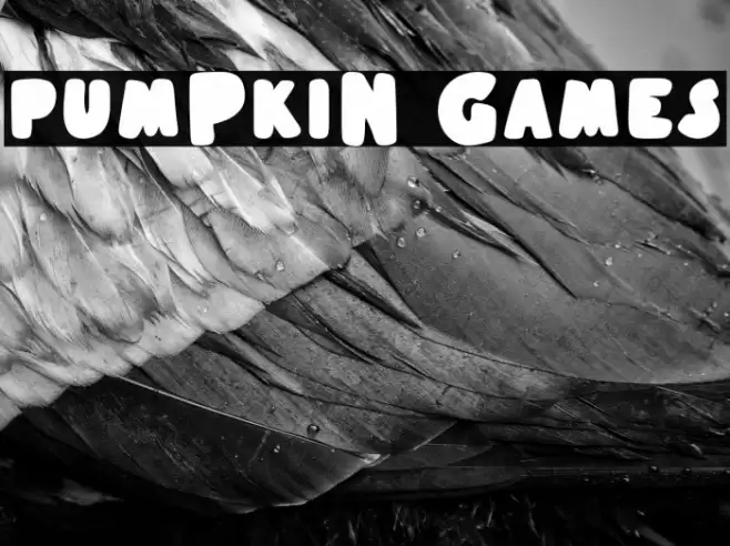 Pumpkin Games Schriftart examples