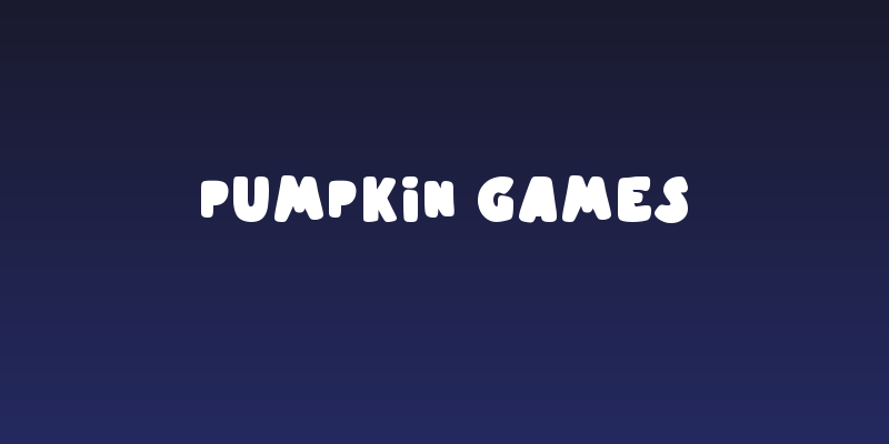 Pumpkin Games Social Header
