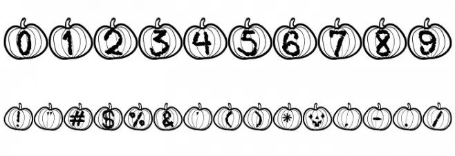Pumpkin Halloween St Polices AUTRES CHARS