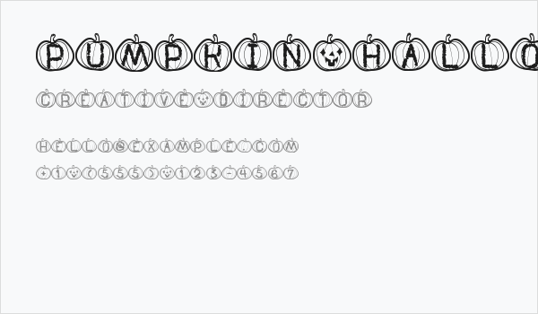 Pumpkin Halloween St Business Card