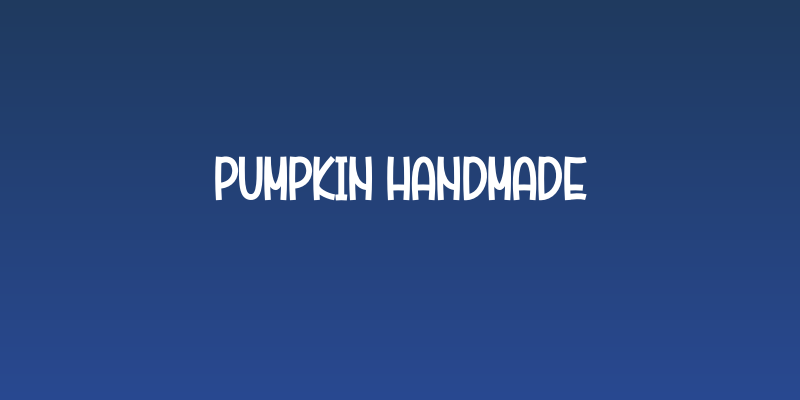 Pumpkin Handmade Social Header