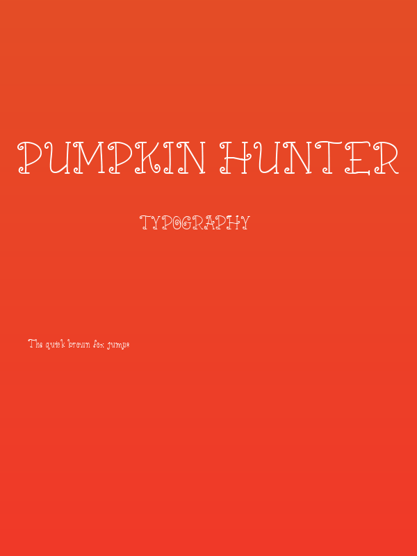Pumpkin Hunter Poster