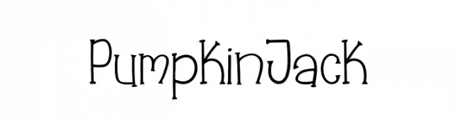 Pumpkin Jack  Frei Schriftart Herunterladen