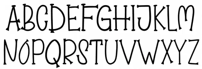 Pumpkin Jack Schriftart Groß