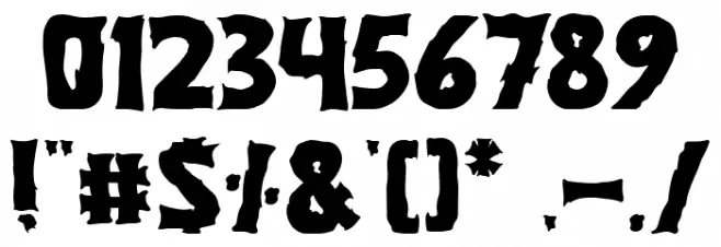 Pumpkin Night Font OTHER CHARS