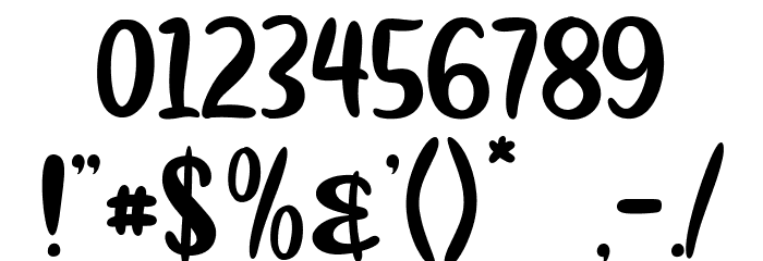 Pumpkin Pancakes Font OTHER CHARS