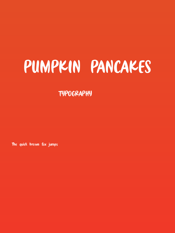 Pumpkin Pancakes Poster