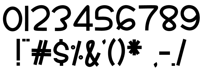 Pumpkin Party Font OTHER CHARS