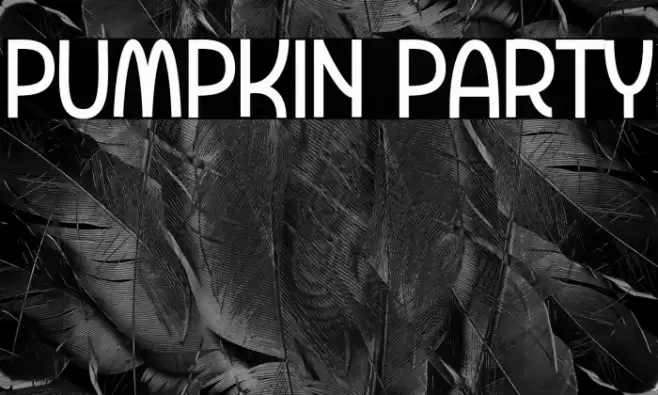 Pumpkin Party Font examples