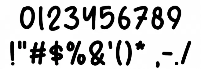 Pumpkin Patch Font OTHER CHARS