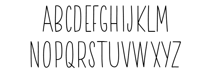 Pumpkin Pie Lattes Font LOWERCASE