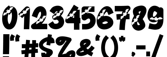 Pumpkin Scream Font OTHER CHARS