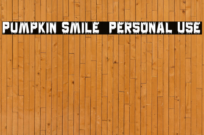 Pumpkin Smile - Personal Use Example 2