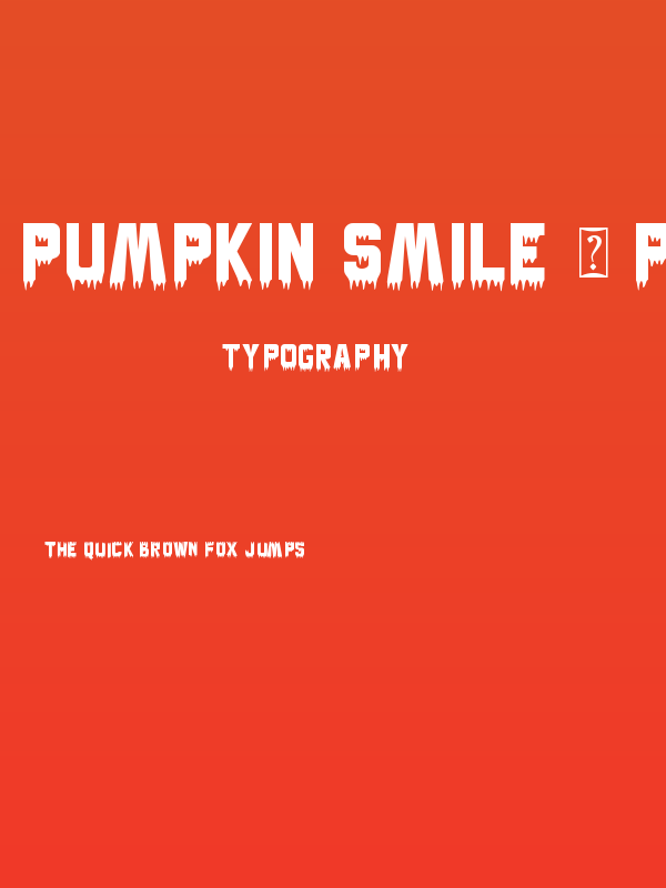 Pumpkin Smile - Personal Use Poster