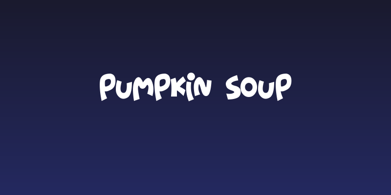 Pumpkin Soup Social Header