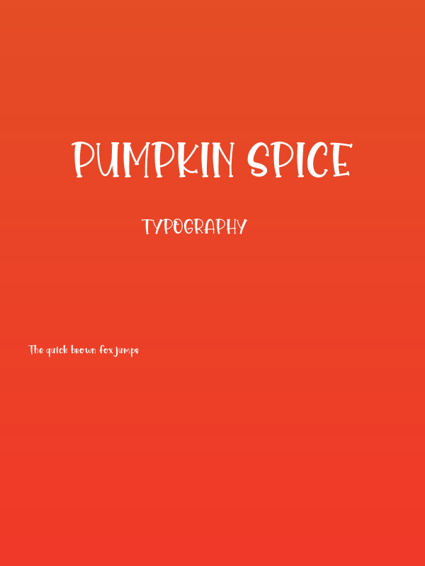 Pumpkin Spice Poster