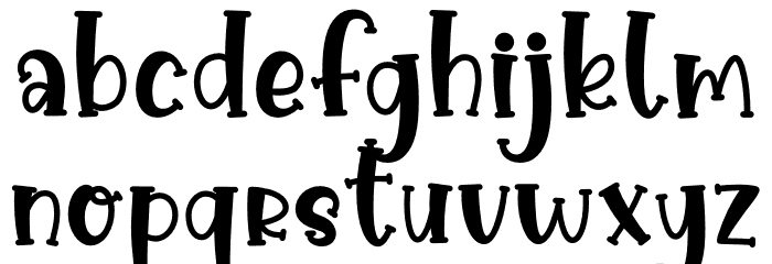 Pumpkin Spice Font LOWERCASE