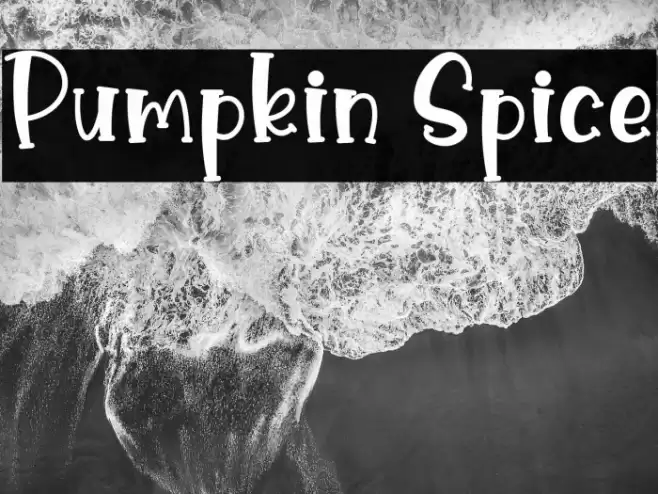 Pumpkin Spice Font examples