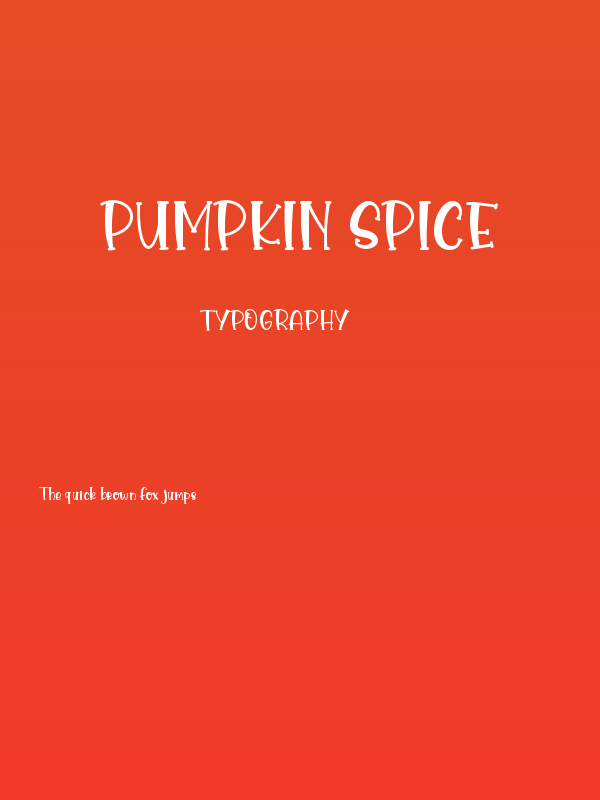 Pumpkin Spice Poster