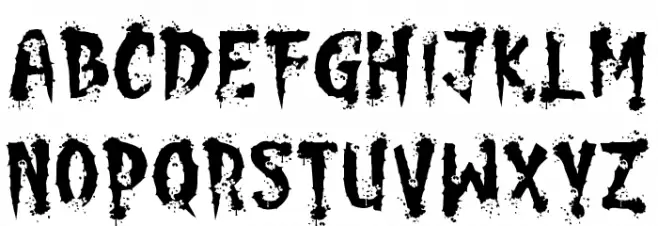 Pumpkin Stare Four 字体 大写